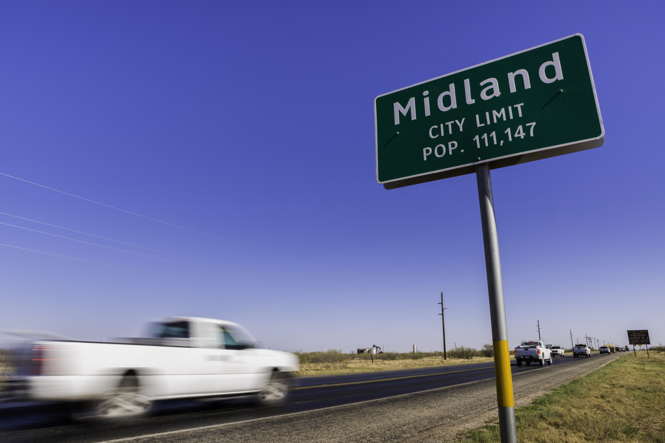 midland texas city limits sign