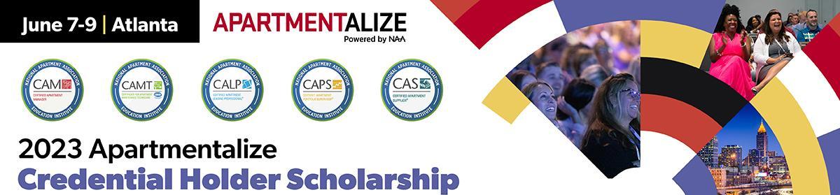 2023 apartmentalize credential holder scholarship