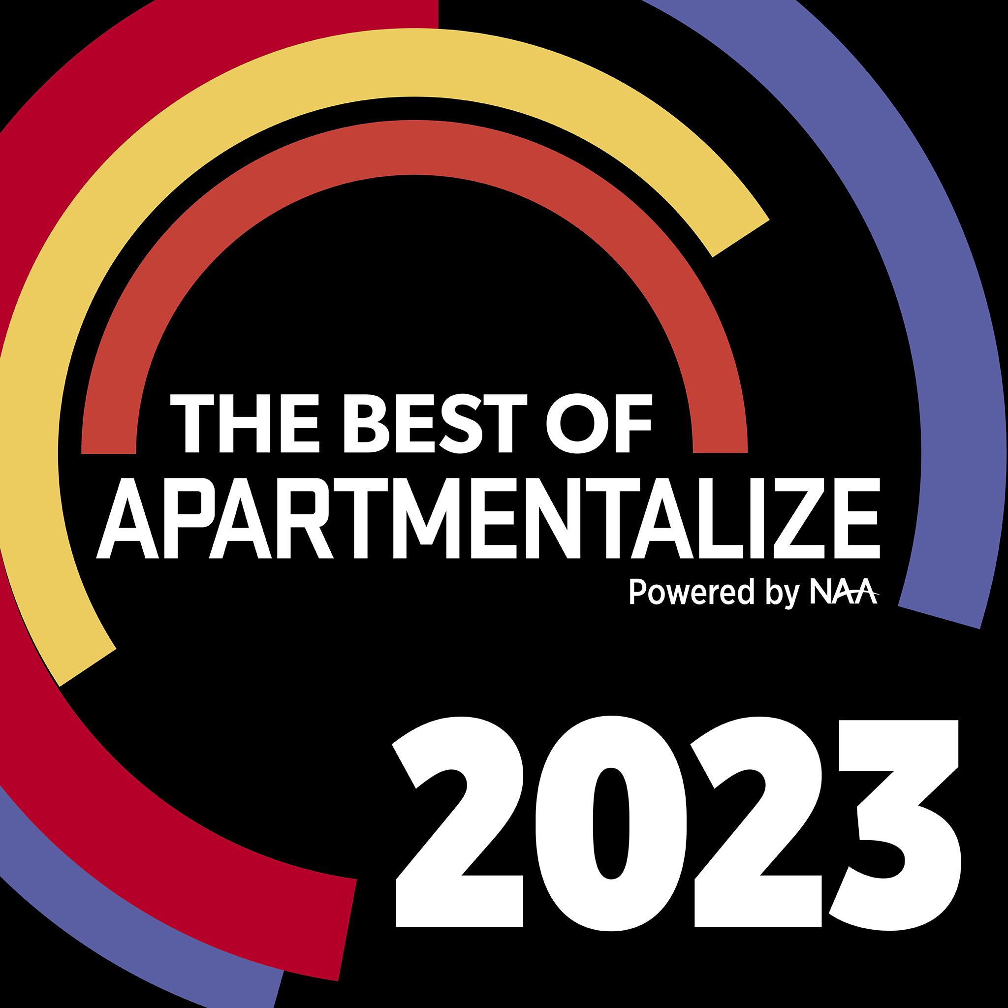 best of apartmentalize 2023 graphic