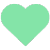 light green heart icon