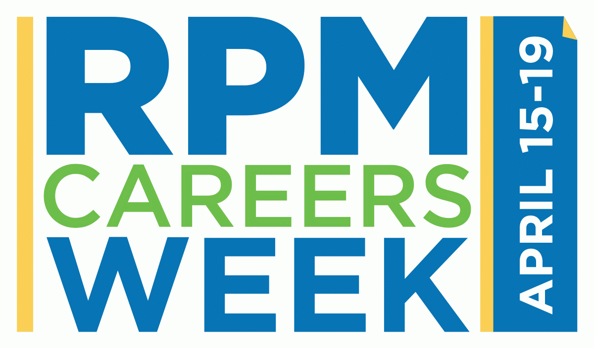 rpm careers week flashing sticker multi-hashtag
